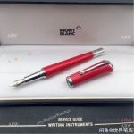 New Style Mont Blanc Marilyn Monroe Red & Silver Fountain Pen